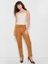 As By Df Denise Upcycled Suede Trousers In Brown