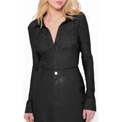 As By Df Dixie Stretch Lace Ls Blouse
