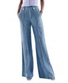 As By Df Dominga High-rise Wide-leg Denim Trousers In Denim