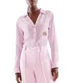 As By Df Evil Eye Blouse In Cherry Blossom