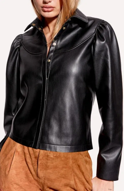As By Df Fallon Recycled Leather Shacket