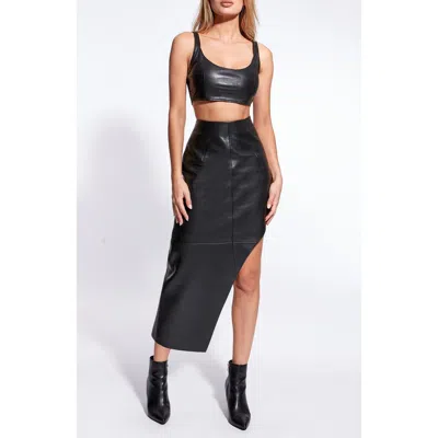 As By Df Fallon Recycled Leather Skirt