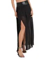 As By Df Felice Pleated Skirt In Black