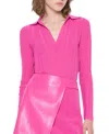 As By Df Fiamma Ribbed Top In Hot Pink
