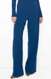 As By Df Finn Straight-leg Twill Trousers In Navy Blue