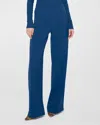 As By Df Finn Straight-leg Twill Trousers In Navy Blue