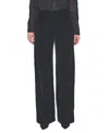 As By Df Fiona Velvet Straight Leg Trousers In Black