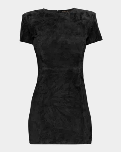 AS BY DF FORTUNA STRETCH SUEDE DRESS