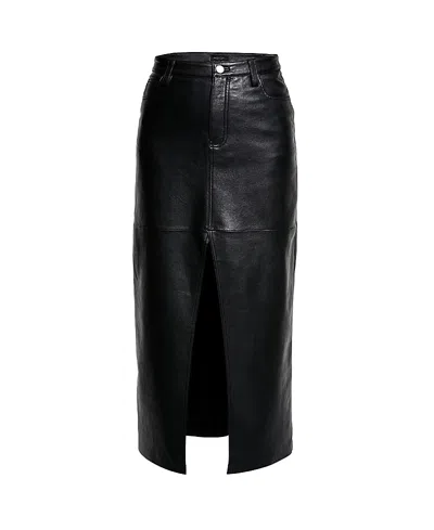 AS BY DF AS BY DF IMOGEN RECYCLED LEATHER SKIRT