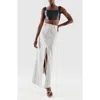 As By Df Imogen Recycled Leather Skirt In White