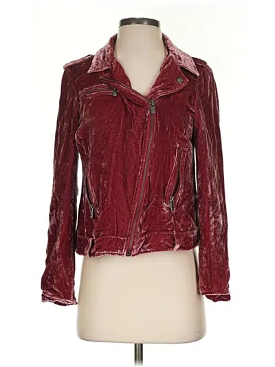 Pre-owned As By Df Jacket In Burgundy