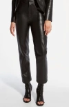 As By Df Jordan Recycled Leather Trousers In Black