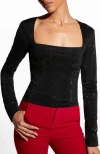 As By Df Majesty Studded Long-sleeve Top In Black