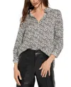 As By Df Marais Blouse In Polka Leopard Print