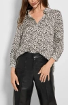 As By Df Marais Blouse In Polka Leopard Print