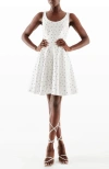 As By Df Margot Upcycled Leather Dress In White