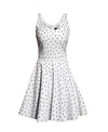 As By Df Margot Studded Upcycled Leather Dress In White