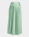 As By Df Matcha Pleated Skirt In Matcha