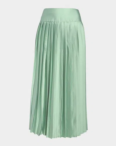 AS BY DF MATCHA PLEATED SKIRT