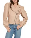 As By Df Mercury Recycled Leather Jacket In Brown