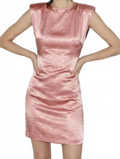 As By Df Mila Shift Dress In Parisian Rose In Pink