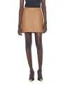 As By Df Nadine Upcycled Leather Skirt In Brown