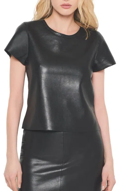 AS BY DF AS BY DF NEW GUARD RECYCLED LEATHER TEE