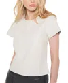 As By Df New Guard Recycled Leather T-shirt In Buttercream