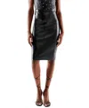 As By Df Port Elizabeth Recycled Leather Skirt In Black