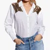 As By Df Portofino Bluse In White In White