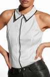 As By Df Reese Sleeveless Blouse In White