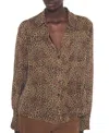 As By Df Revolution Blouse In Animal Print