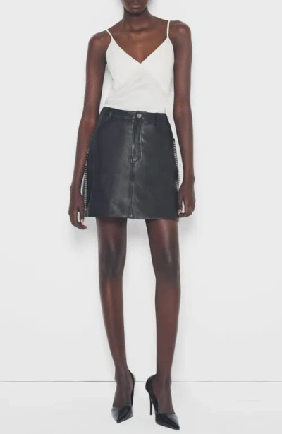 AS BY DF AS BY DF RYDER UPCYCLED LEATHER SKIRT