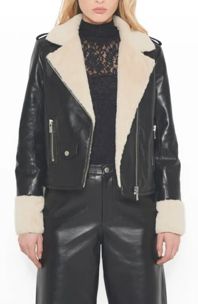 As By Df Sydney Recycled Leather Jacket In Black