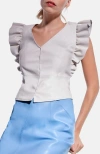 As By Df Sylvia Recycled Leather Top