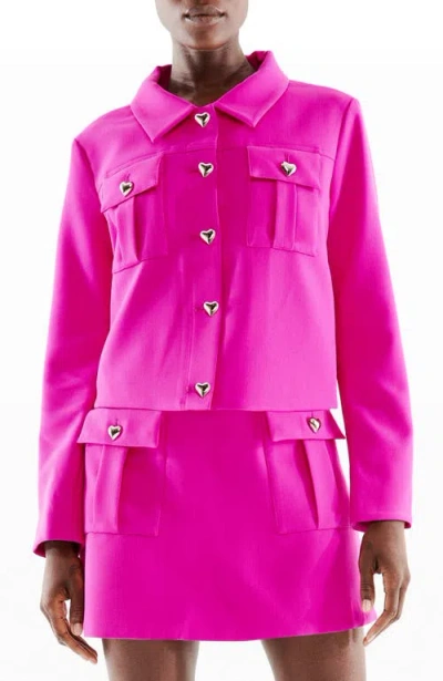 As By Df Tasha Jacket In Magenta