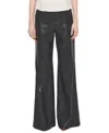 As By Df Tell Me Lies Recycled Leather Trouser In Black In Black