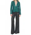 As By Df Tell Me Lies Recycled Leather Trouser In Black In Black
