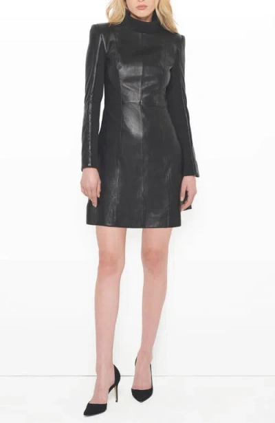 AS BY DF AS BY DF THE LBD UPCYCLED LEATHER DRESS