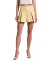 As By Df Willow Leather Skorts In Gold