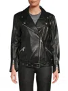 As By Df Brando Recycled Leather Jacket In Black In Black
