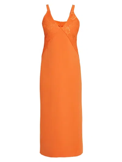 As By Df Women's Calabria Dress In Blood Orange