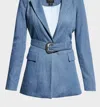 As By Df Women's Dominga Blazer In Denim In Multi