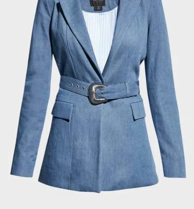 As By Df Women's Dominga Blazer In Denim In Multi