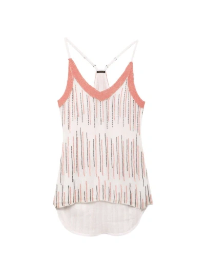 As By Df Women's Ibiza Beaded Cami In White