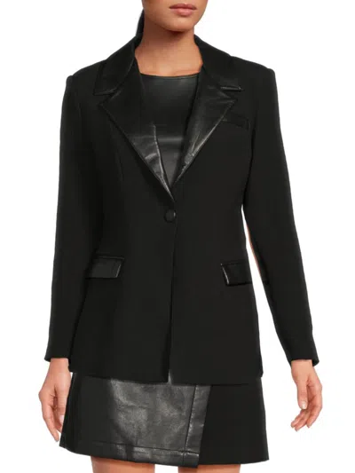As By Df Women's Rory Wool Blazer In Black