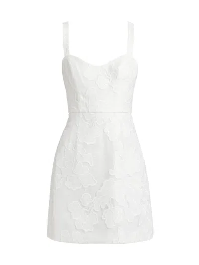 As It May Women's Alessie Lace Minidress In White