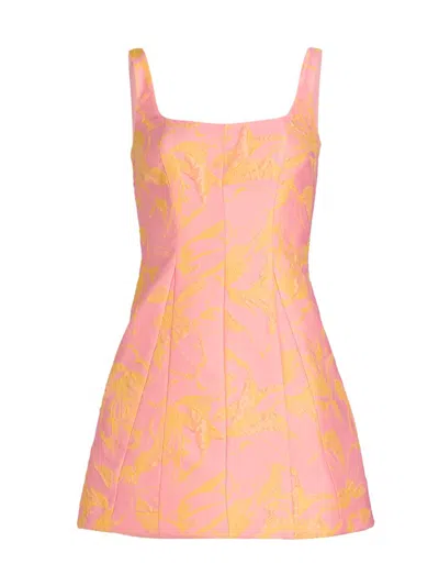 As It May Women's Amira Jacquard Minidress In Pink