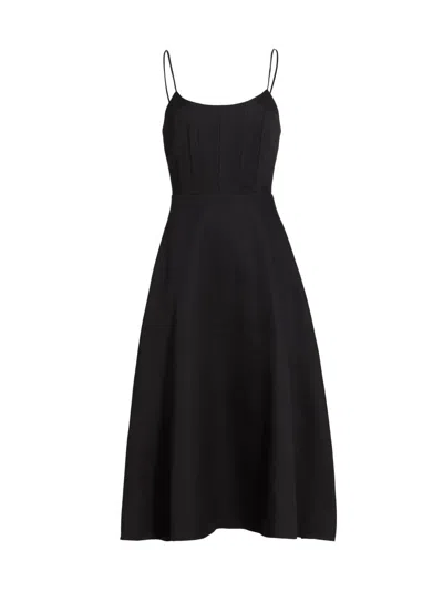 As It May Women's Elysia Fit & Flare Dress In Black