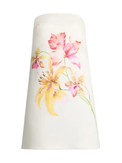 As It May Women's Lilly Floral Woven Strapless Minidress
